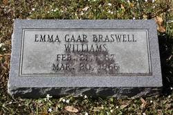 Lou Emma <I>Gaar</I> Braswell 
