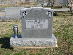 Emma Lee <I>Beckett</I> Batts 