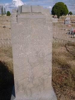 Mary Jane <I>Dunagan</I> McCleskey 