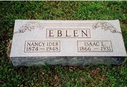 Nancy Ida “Ider” <I>Bennett</I> Eblen 