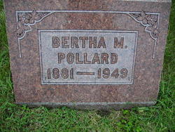 Bertha M <I>Gibson</I> Pollard 