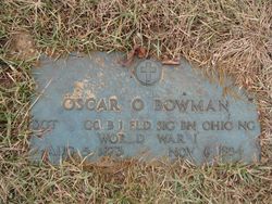 Sgt Oscar O Bowman 