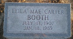 Leila Mae <I>Carter</I> Booth 