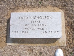 Fred “Shoemaker” Nicholson 