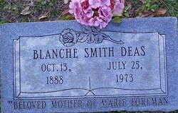 Blanche <I>Smith</I> Deas 