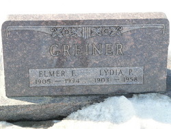 Lydia Priscilla <I>Seitz</I> Greiner 