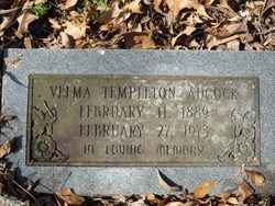 Velma <I>Moore</I> Templeton Adcock 