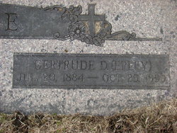 Gertrude D <I>Epley</I> Pine 