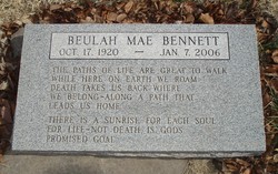 Beulah Mae <I>Boots</I> Bennett 