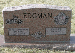 Peter Gerald Dean Edgman 