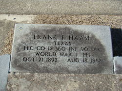PFC Frank Fred Haase 