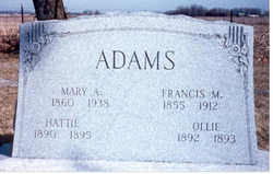 Mary Ann <I>Winkler</I> Adams 