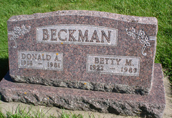 Betty Marie <I>Fox</I> Beckman 