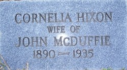 Cornelia <I>Hixon</I> McDuffie 