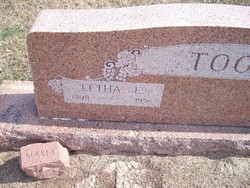 Letha Effie <I>Turner</I> Toon 