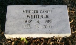 Mildred Christine <I>Canipe</I> Whitener 