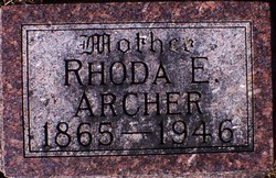 Rhoda Emeline <I>Richardson</I> Archer 