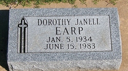 Dorothy JaNell <I>King</I> Earp 