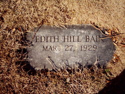Edith <I>Hill</I> Bain 