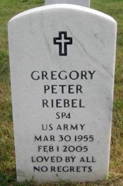 Spec Gregory Peter Riebel 