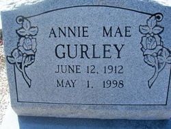 Annie Mae <I>Baxter</I> Gurley 