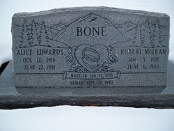 Alice <I>Edwards</I> Bone 