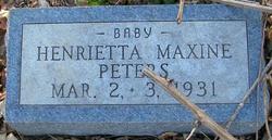Henrietta Maxine Peters 