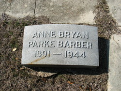 Annie Bryan <I>Parke</I> Barber 
