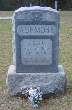Elizabeth Catherine “Eliza” <I>Grounds</I> Ashmore 
