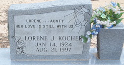 Lorene J. <I>Allen</I> Kocher 