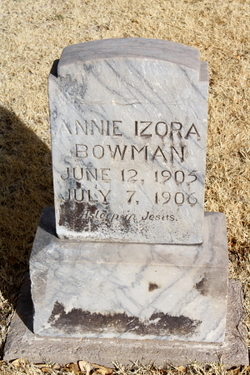 Annie Izora Bowman 