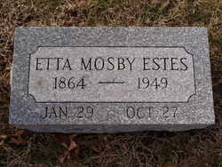 Etta “Ettie” <I>Mosby</I> Estes 