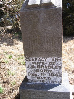 Claracy Ann <I>Haines</I> Bradley 