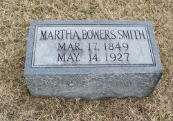 Martha Jane <I>Bowers</I> Smith 