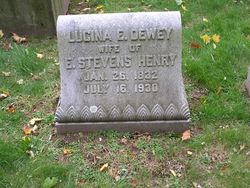 Lucina E. <I>Dewey</I> Henry 