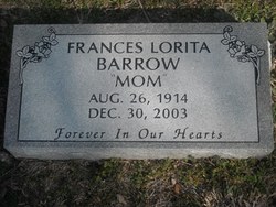 Frances Lorita <I>Clayton</I> Barrow 