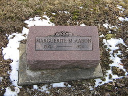 Marguerite M <I>Richwine</I> Aaron 
