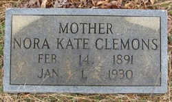 Nora Kate <I>Jones</I> Clemons 