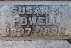 Susanna S. “Susan” <I>Spangler</I> Powell 