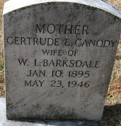 Gertrude Ethel <I>Canody</I> Barksdale 