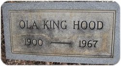 Ola R. <I>King</I> Hood 