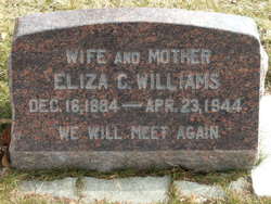 Elizabeth Marie “Eliza” <I>Cracroft</I> Williams 