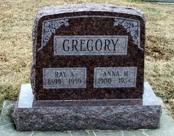 Anna May <I>Fryman</I> Gregory 