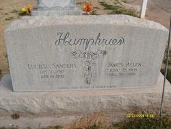 Lucille <I>Sanders</I> Humphries 