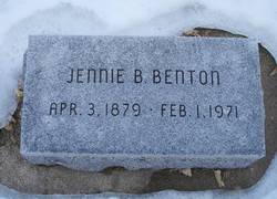 Jennie B. <I>Conkling</I> Benton 