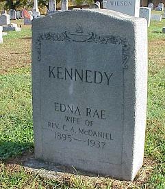 Edna Rae <I>Kennedy</I> McDaniel 