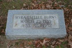 Myra Estelle <I>Coleman</I> Burns 