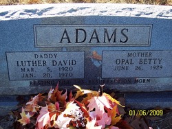 Luther David Adams 