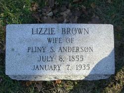 Lizzie <I>Brown</I> Anderson 