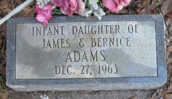 Infant Daughter Adams 